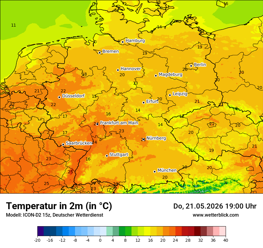 Wetterbild ICON-D2