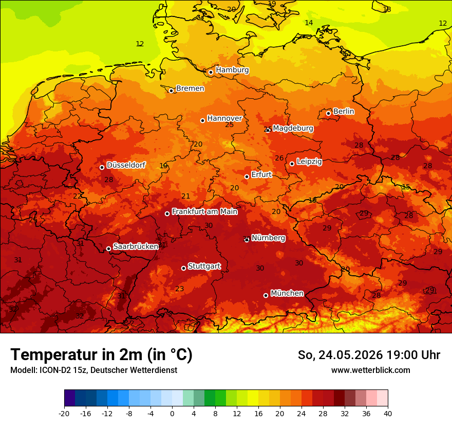 Wetterbild ICON-D2