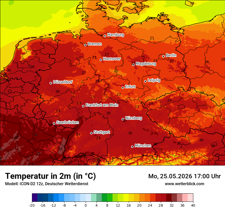 Wetterbild ICON-D2