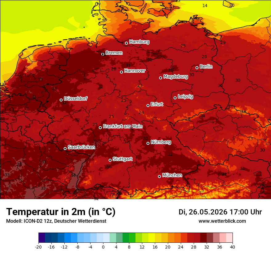 Wetterbild ICON-D2