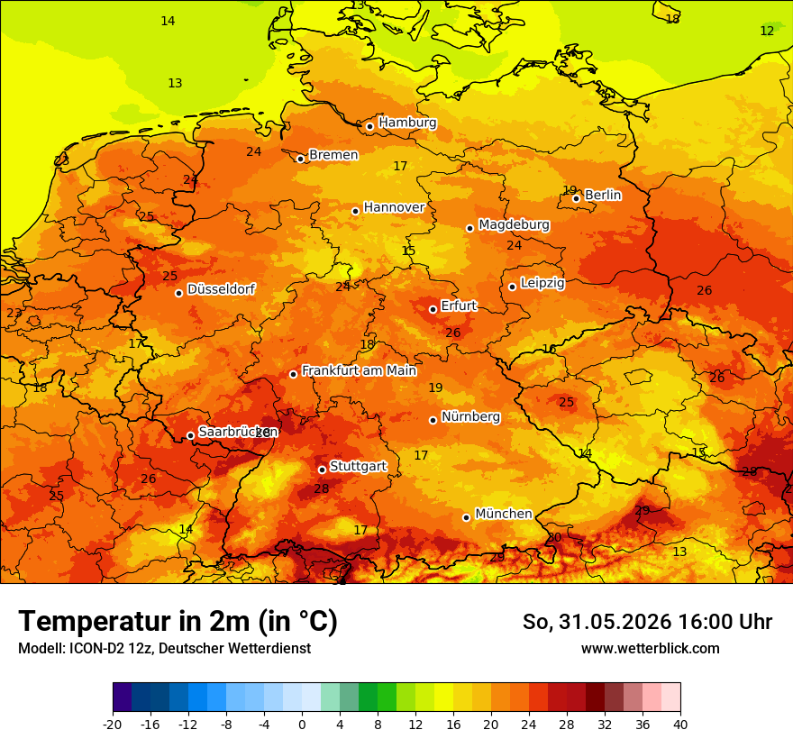 Wetterbild ICON-D2