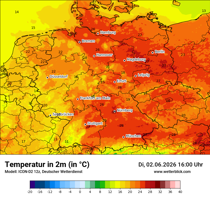 Wetterbild ICON-D2