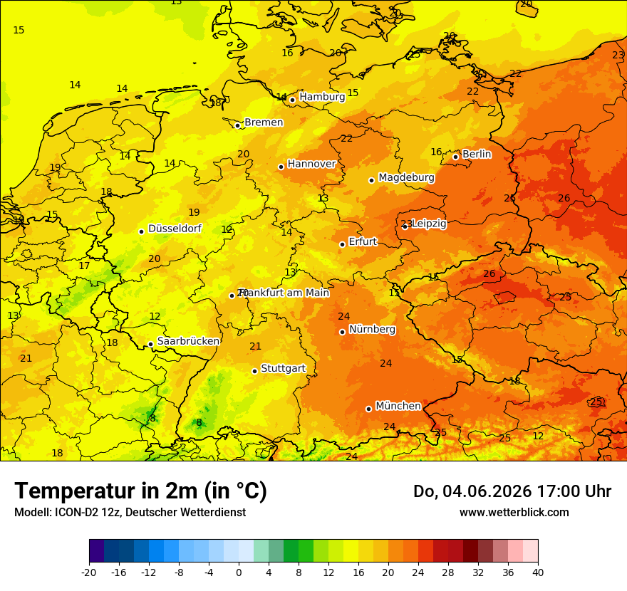 Wetterbild ICON-D2