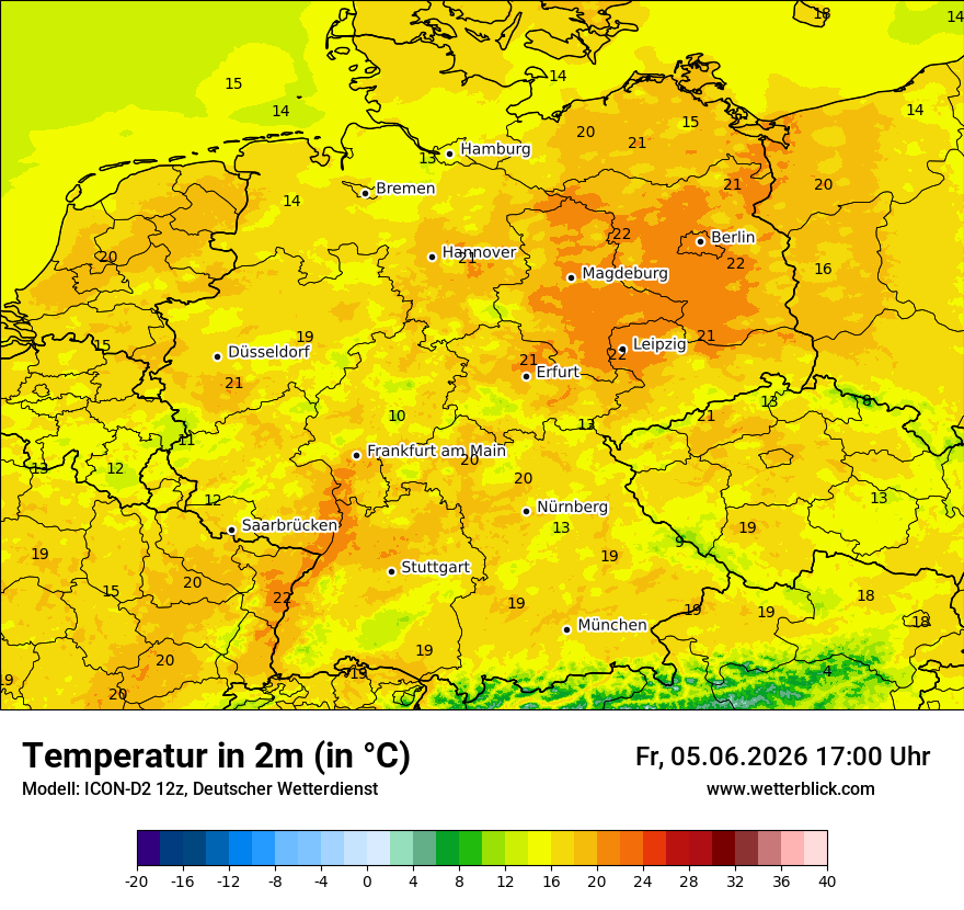 Wetterbild ICON-D2