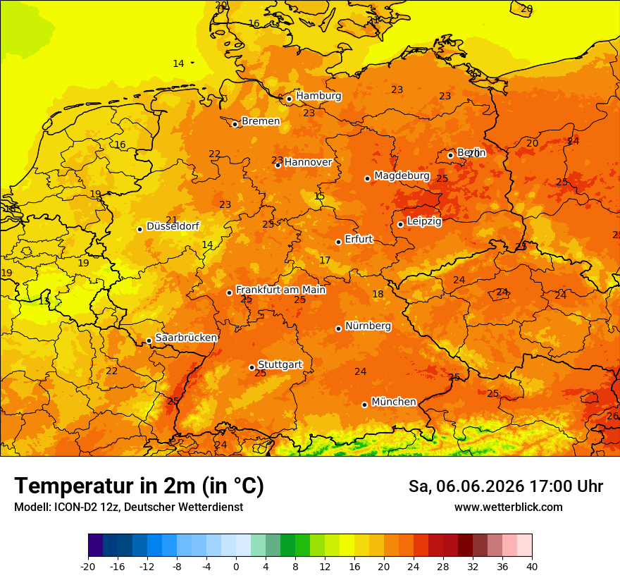 Wetterbild ICON-D2