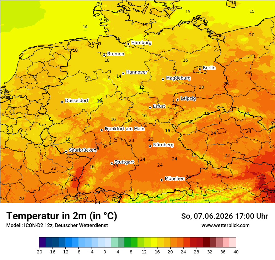 Wetterbild ICON-D2