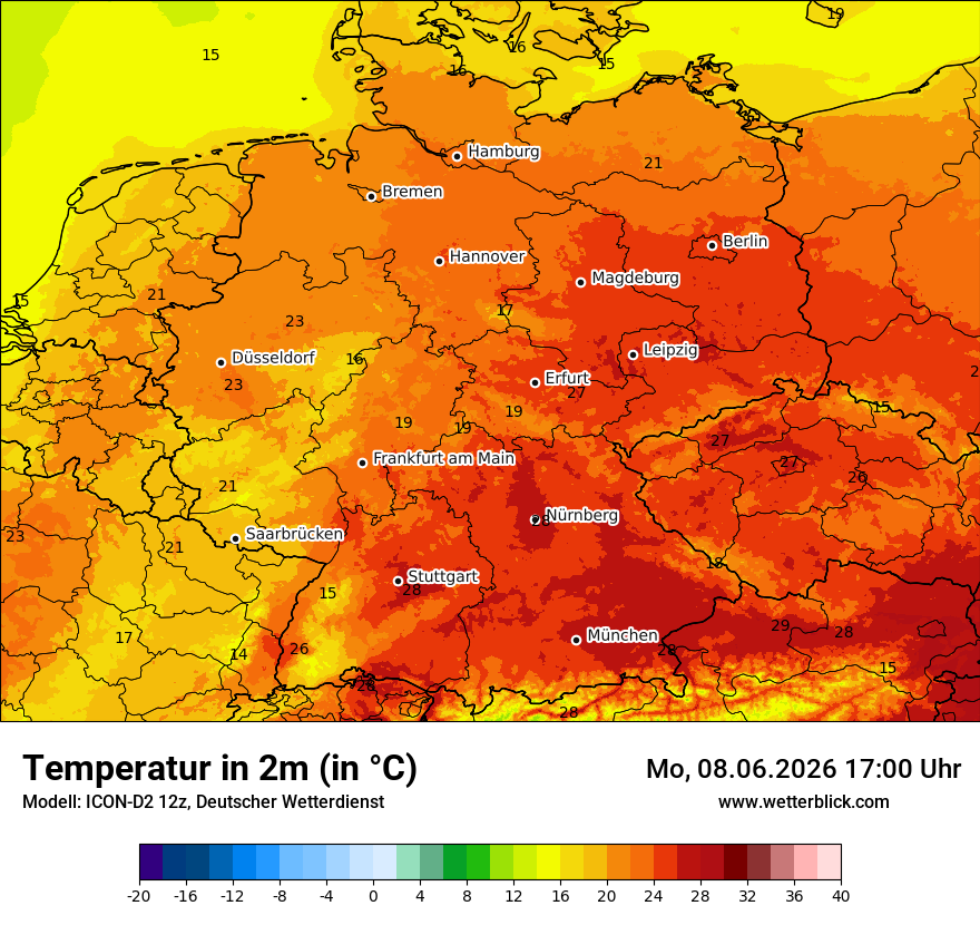 Wetterbild ICON-D2