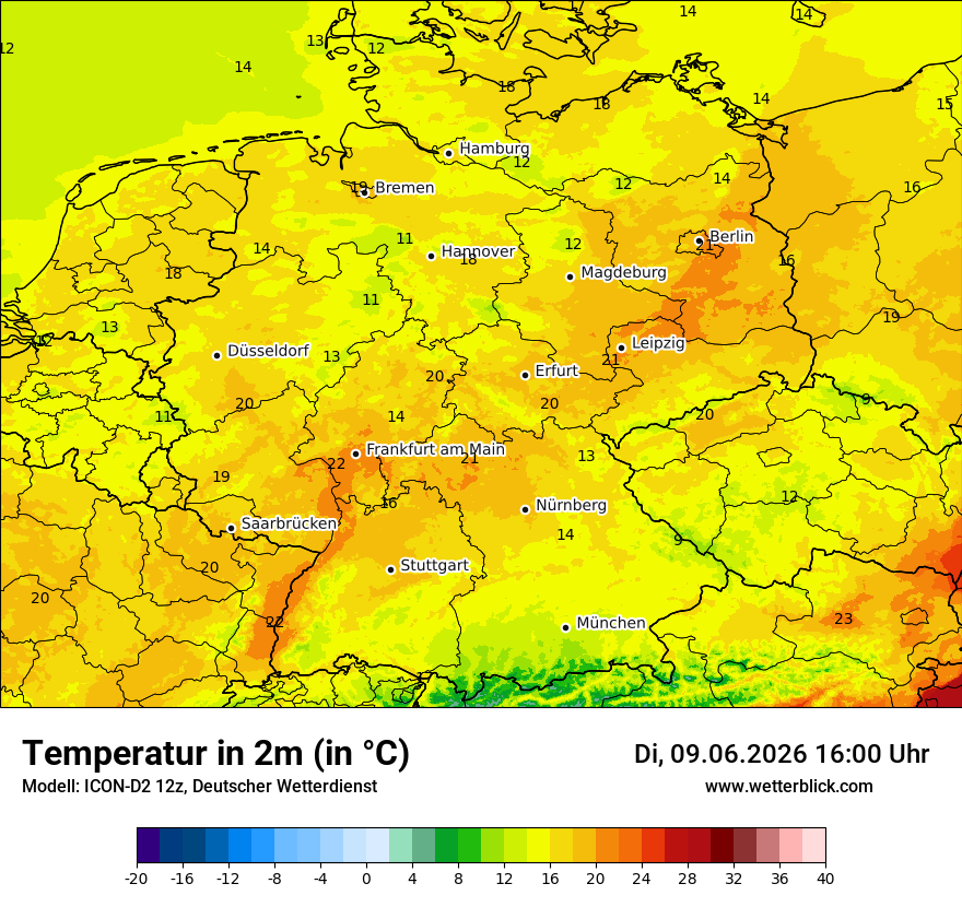 Wetterbild ICON-D2