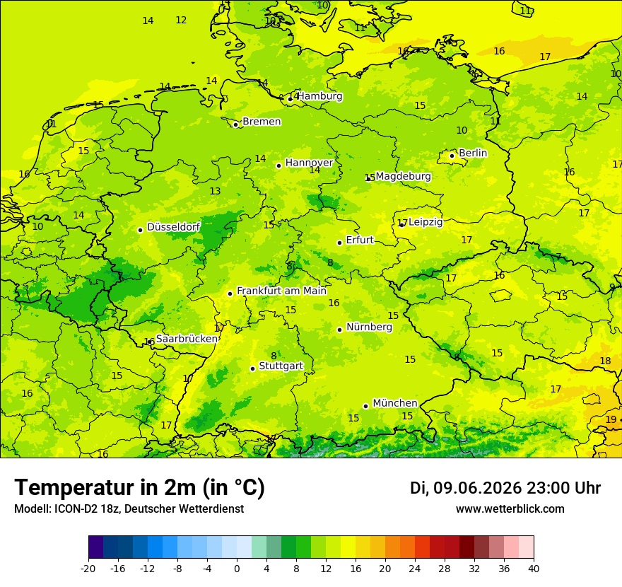 Wetterbild ICON-D2