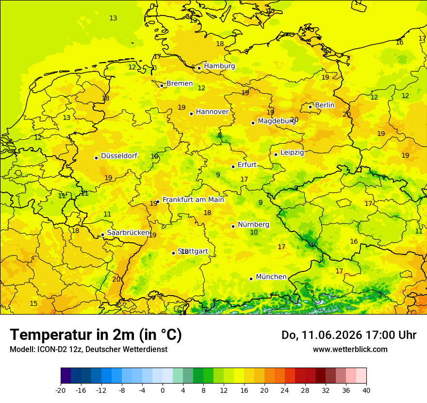 Wetterbild ICON-D2