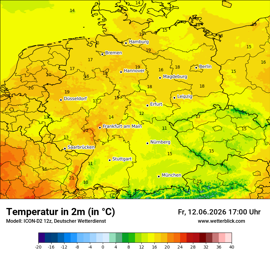 Wetterbild ICON-D2
