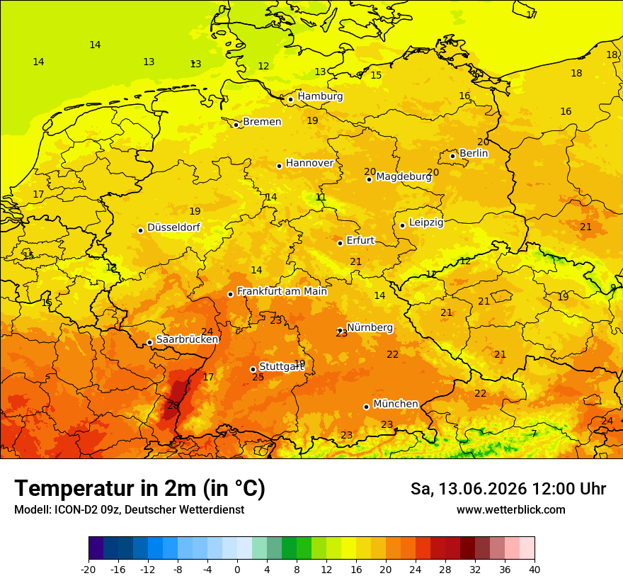 Wetterbild ICON-D2