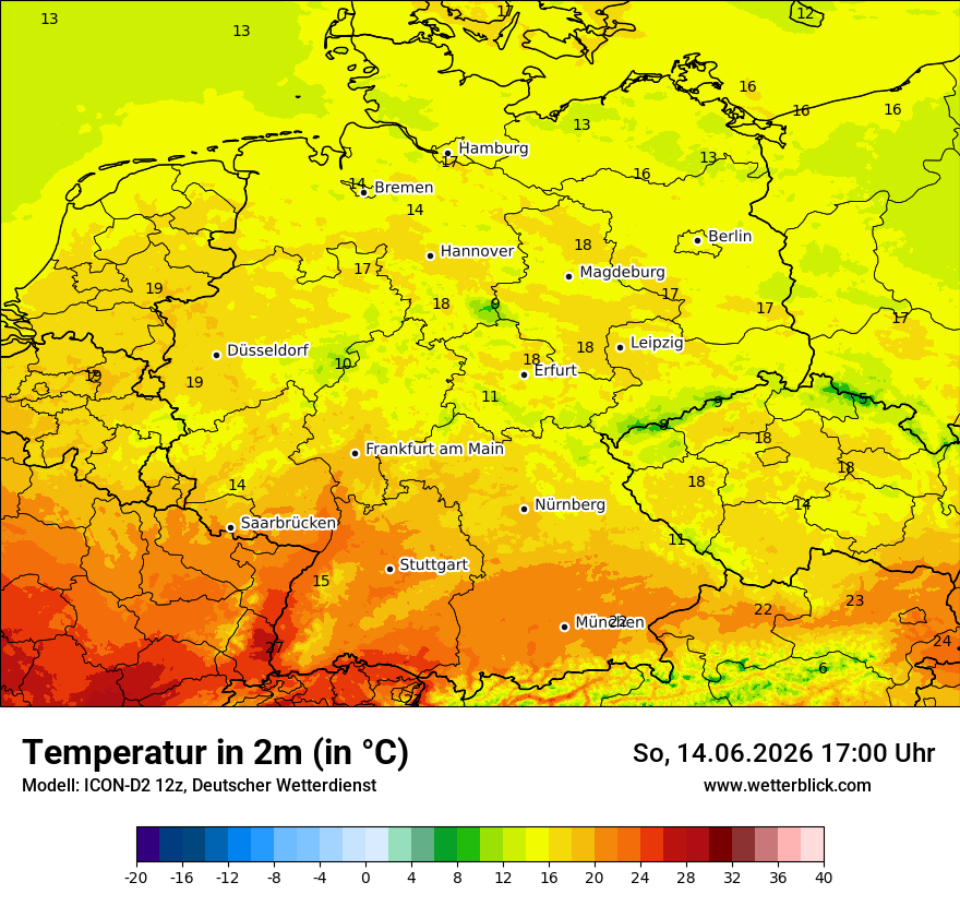 Wetterbild ICON-D2