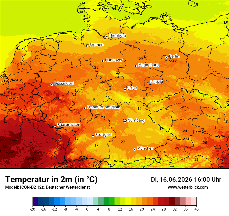 Wetterbild ICON-D2