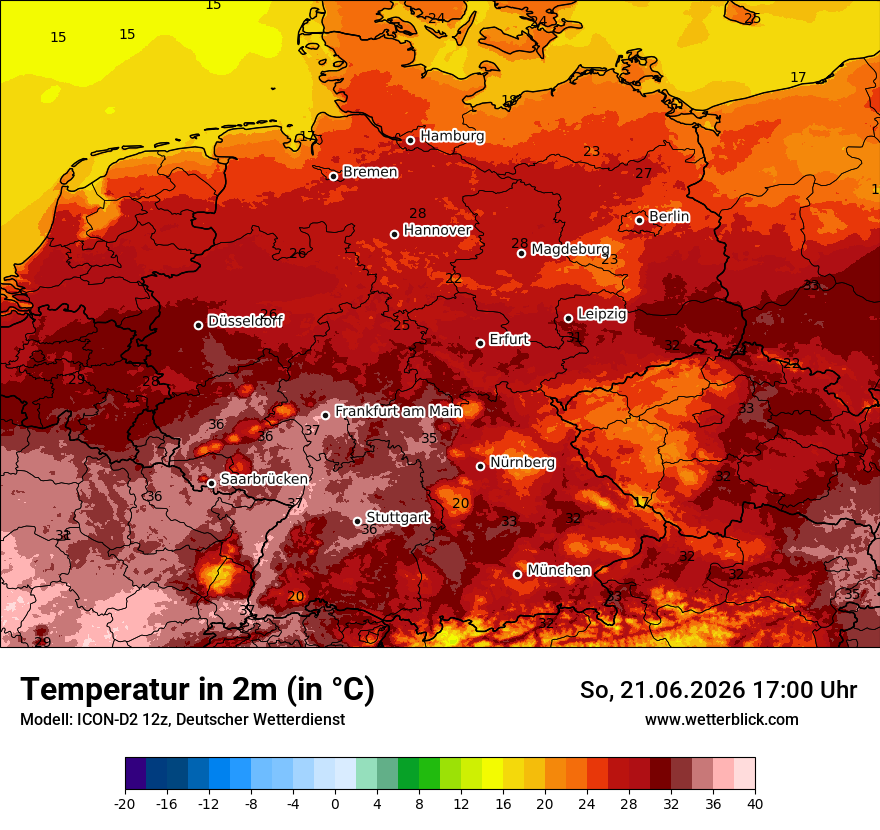 Wetterbild ICON-D2