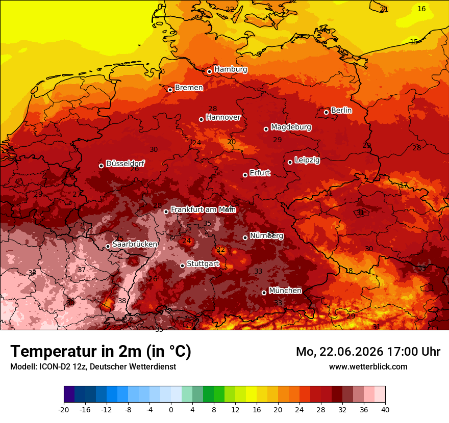 Wetterbild ICON-D2