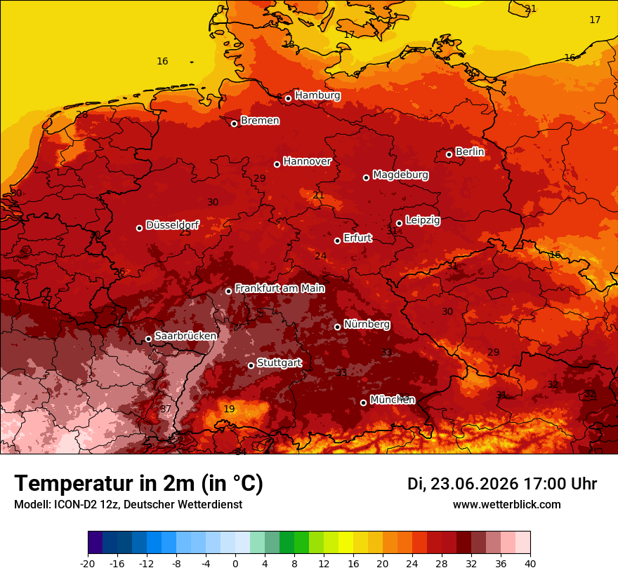 Wetterbild ICON-D2