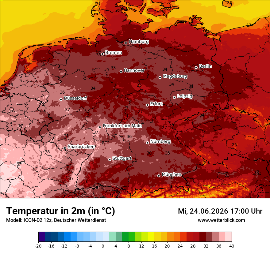 Wetterbild ICON-D2