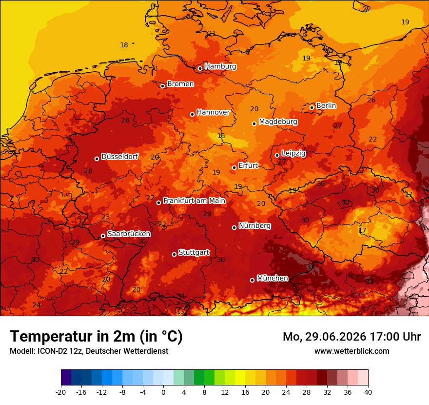 Wetterbild ICON-D2