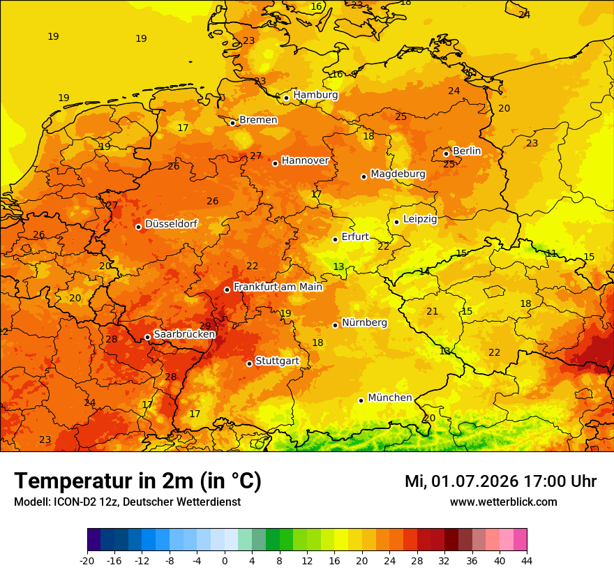 Wetterbild ICON-D2