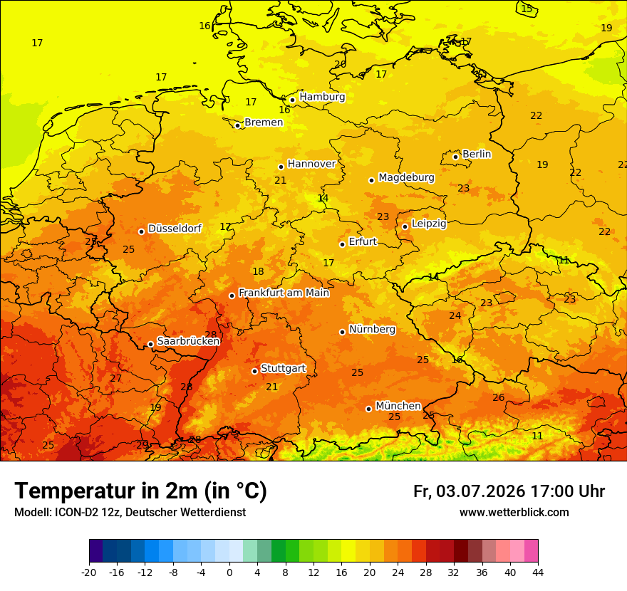 Wetterbild ICON-D2