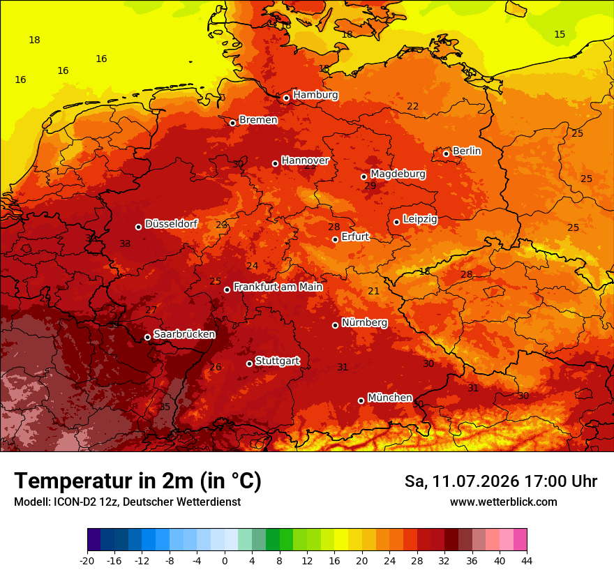 Wetterbild ICON-D2