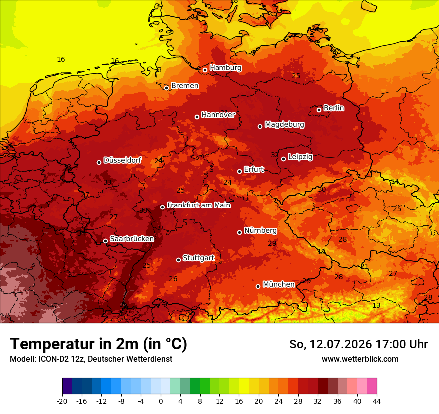 Wetterbild ICON-D2