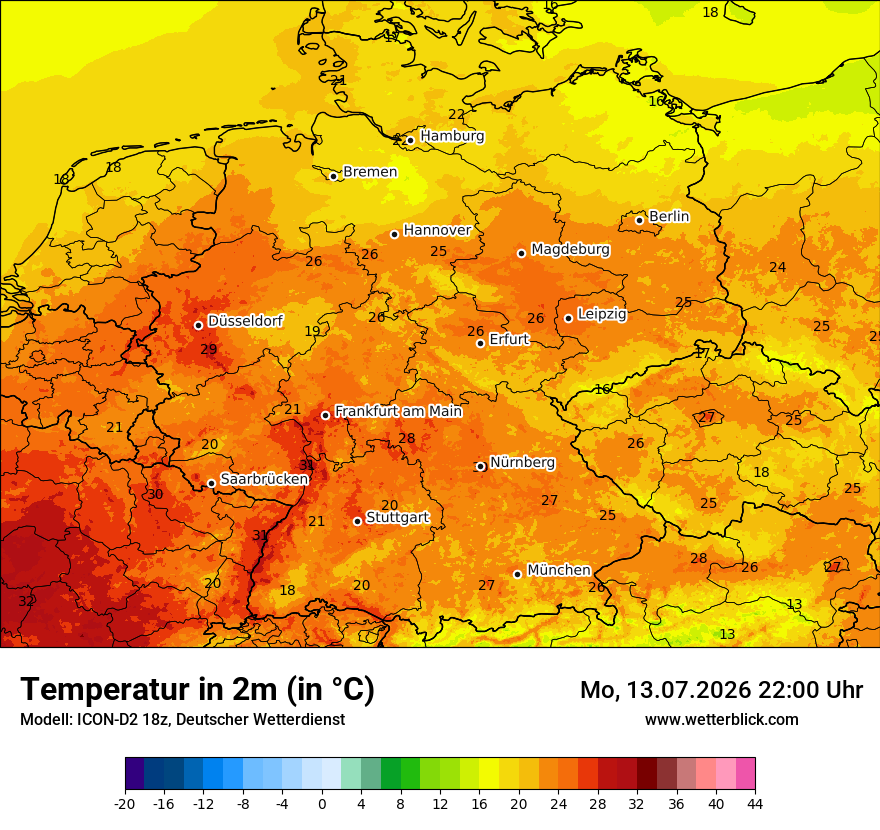 Wetterbild ICON-D2