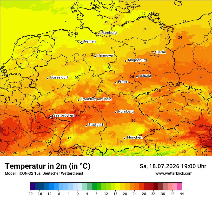 Wetterbild ICON-D2