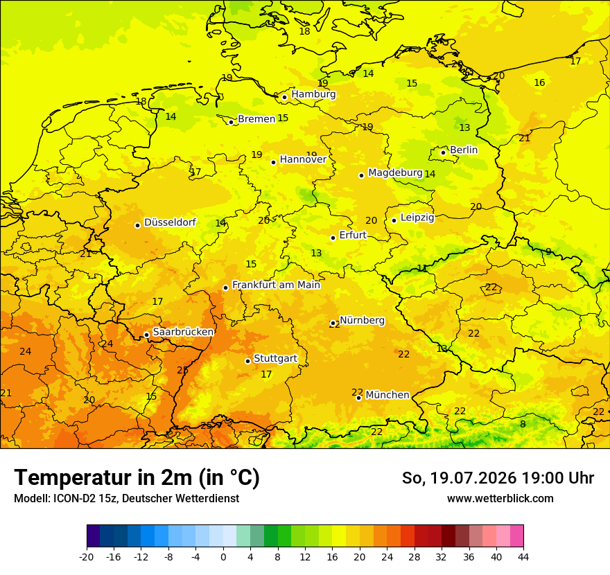 Wetterbild ICON-D2