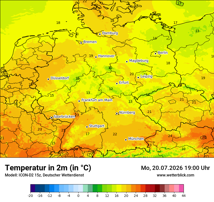 Wetterbild ICON-D2