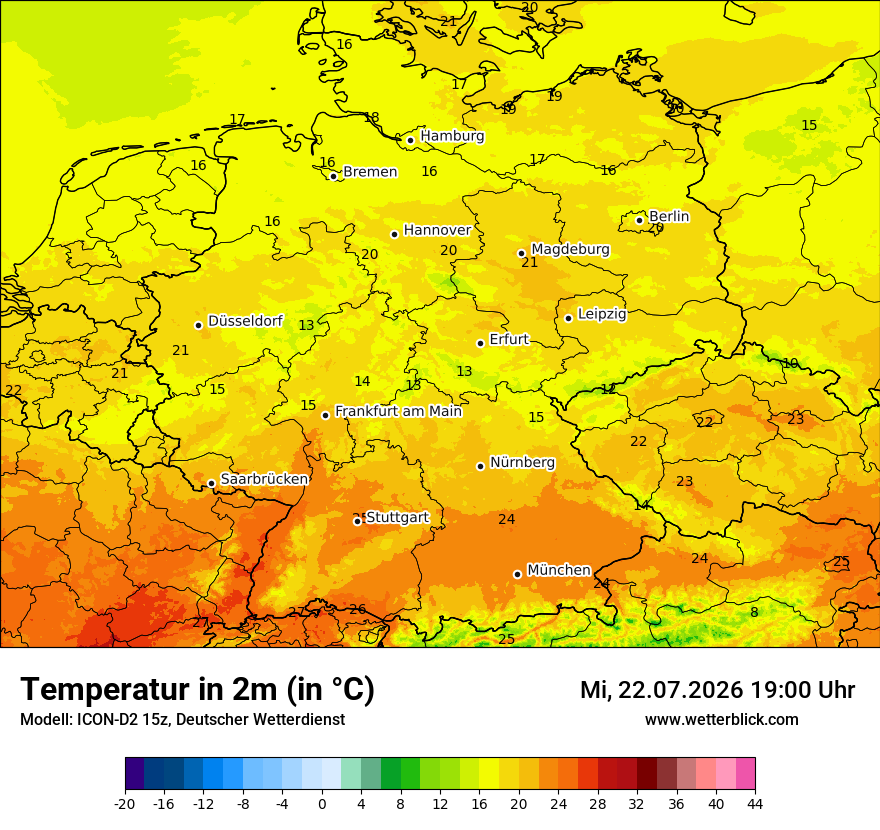 Wetterbild ICON-D2