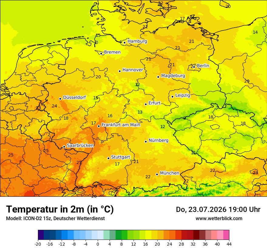Wetterbild ICON-D2