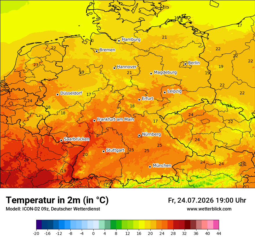 Wetterbild ICON-D2