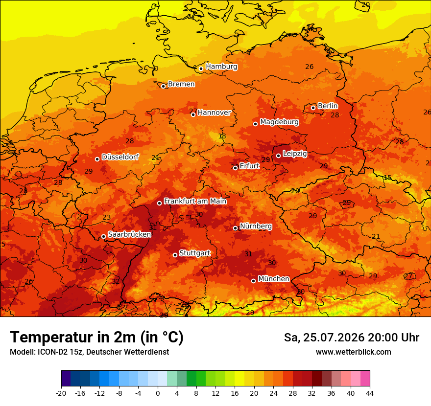 Wetterbild ICON-D2