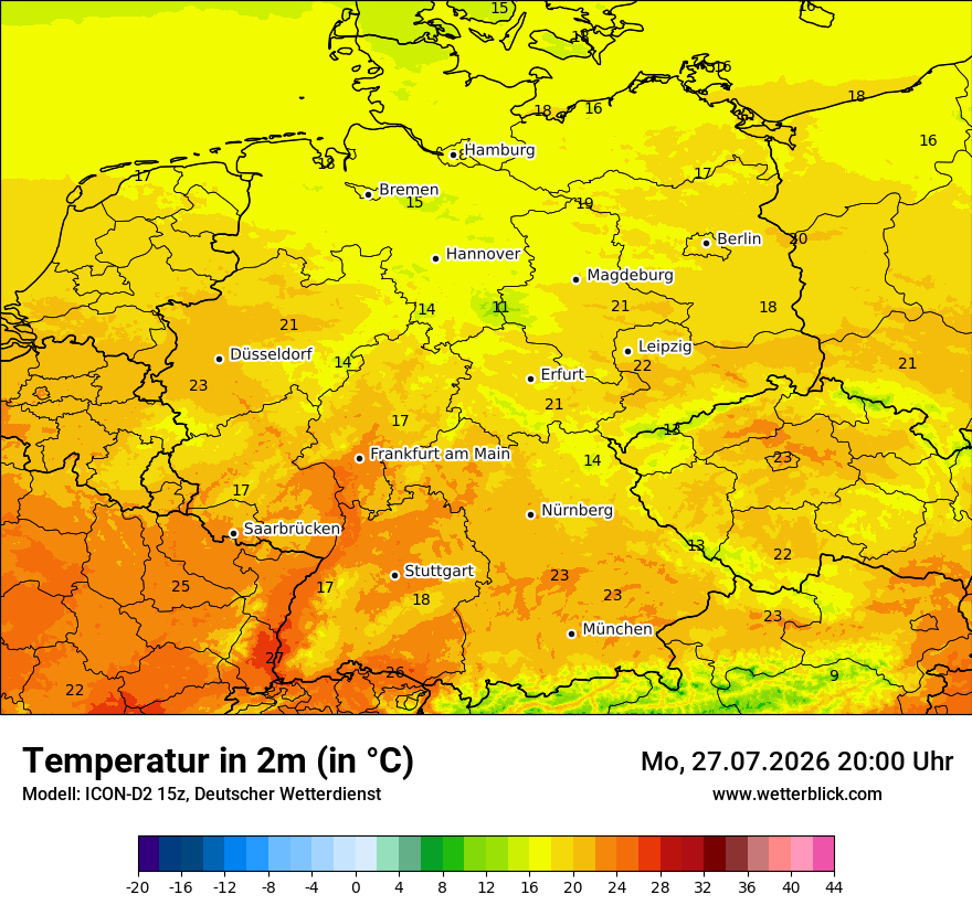 Wetterbild ICON-D2