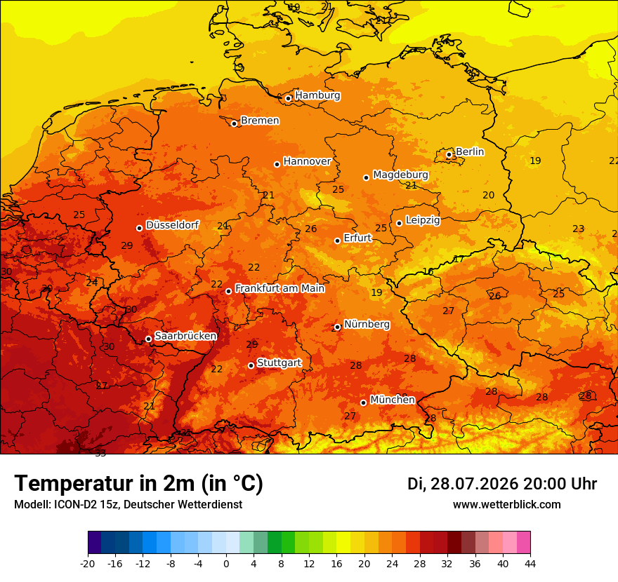 Wetterbild ICON-D2