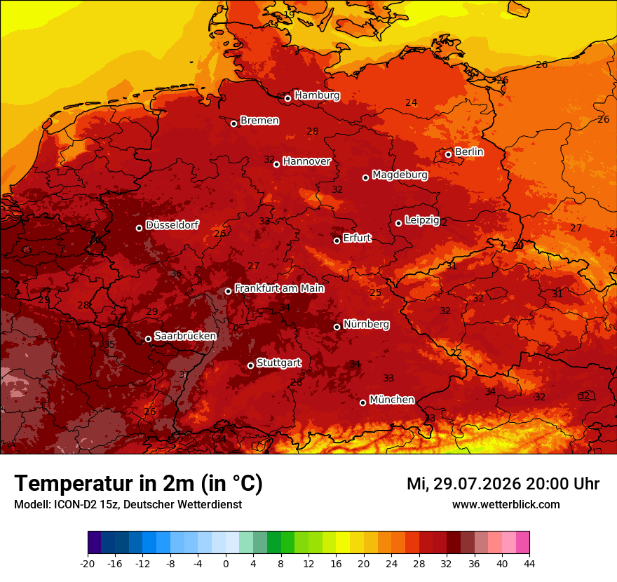 Wetterbild ICON-D2
