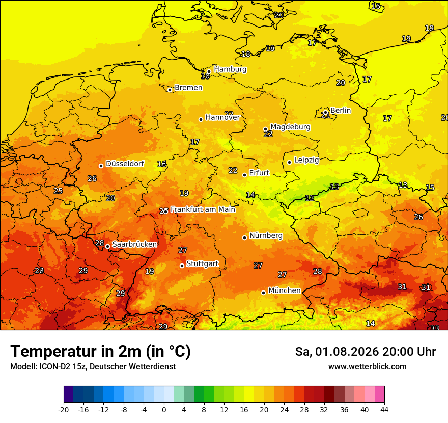 Wetterbild ICON-D2
