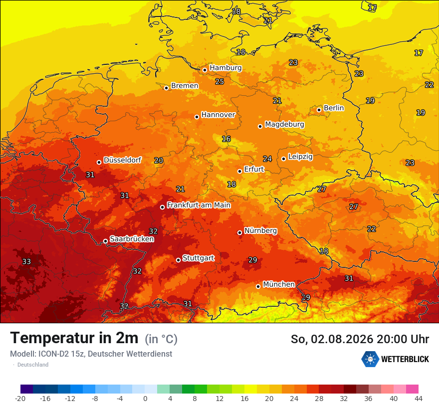 Wetterbild ICON-D2