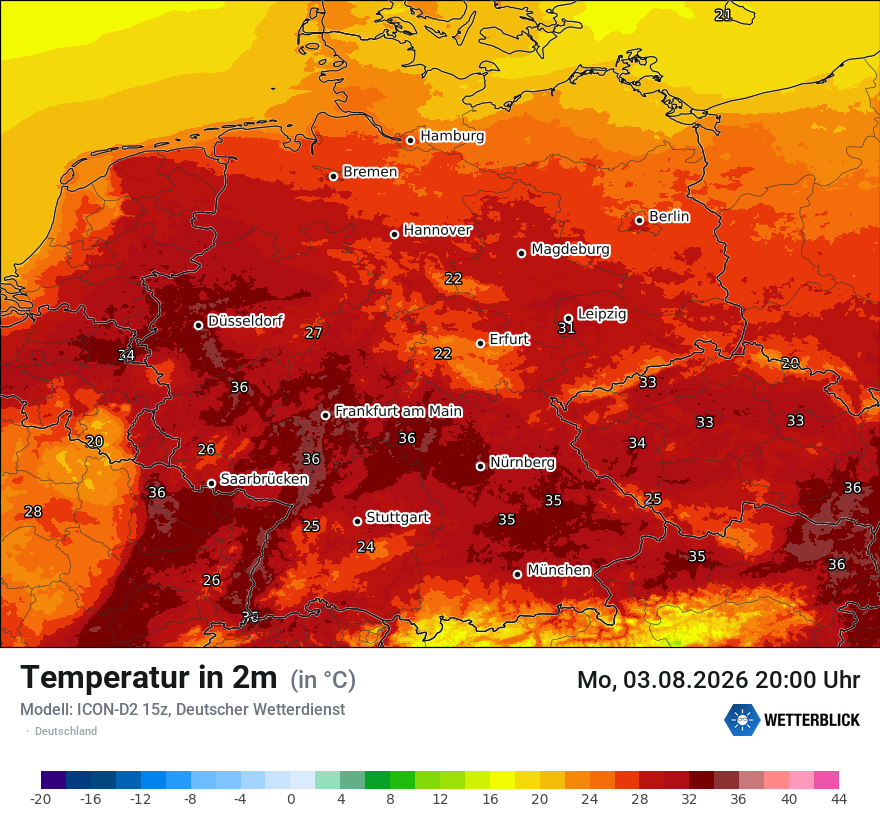 Wetterbild ICON-D2