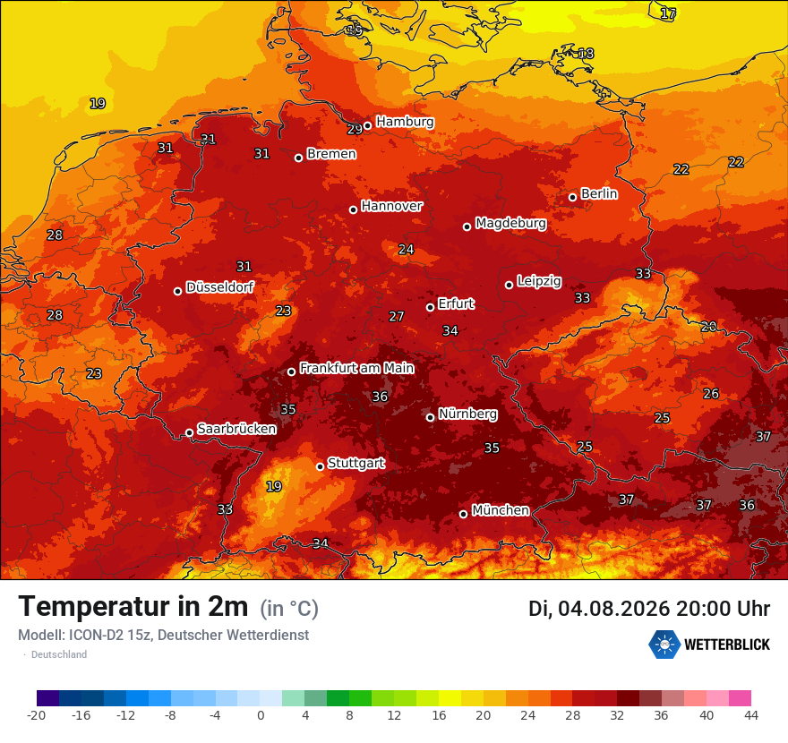 Wetterbild ICON-D2