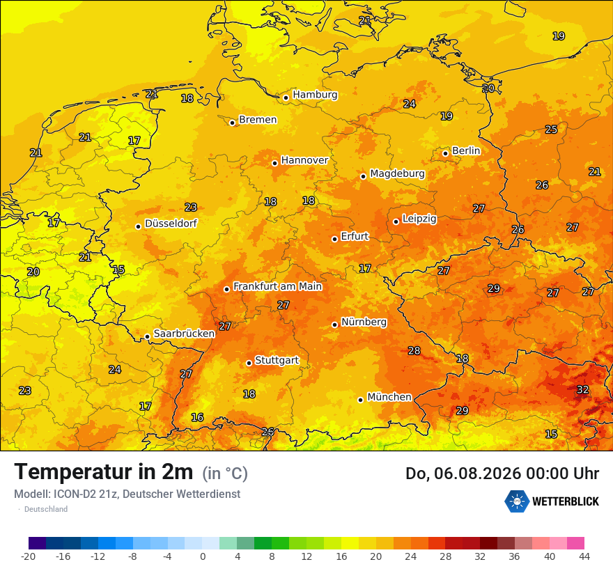 Wetterbild ICON-D2