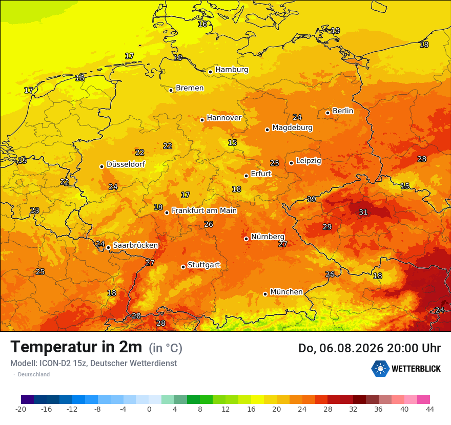Wetterbild ICON-D2