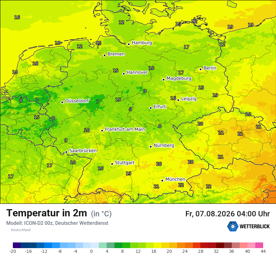 Wetterbild ICON-D2
