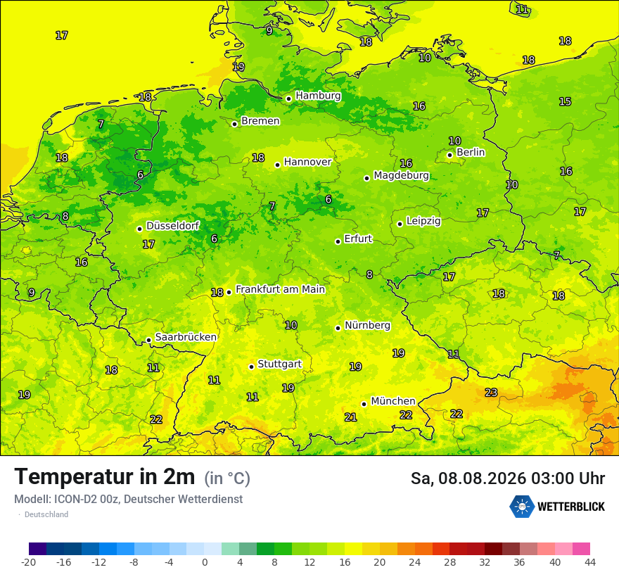 Wetterbild ICON-D2