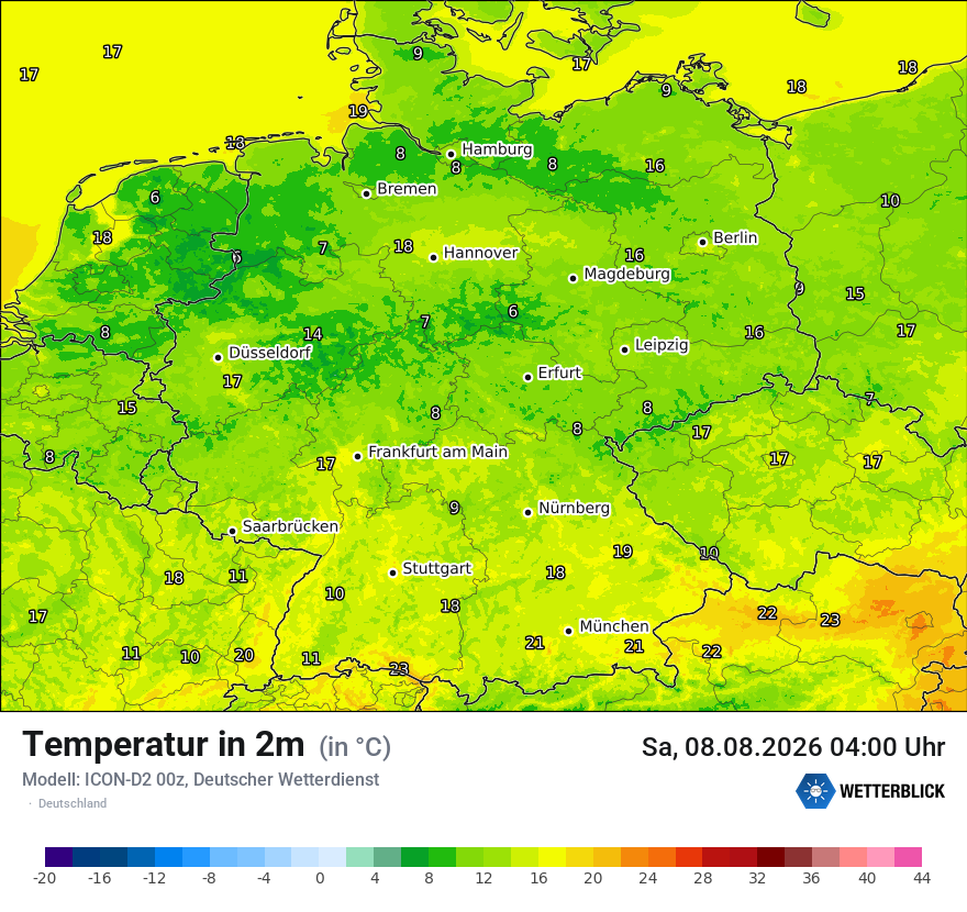 Wetterbild ICON-D2