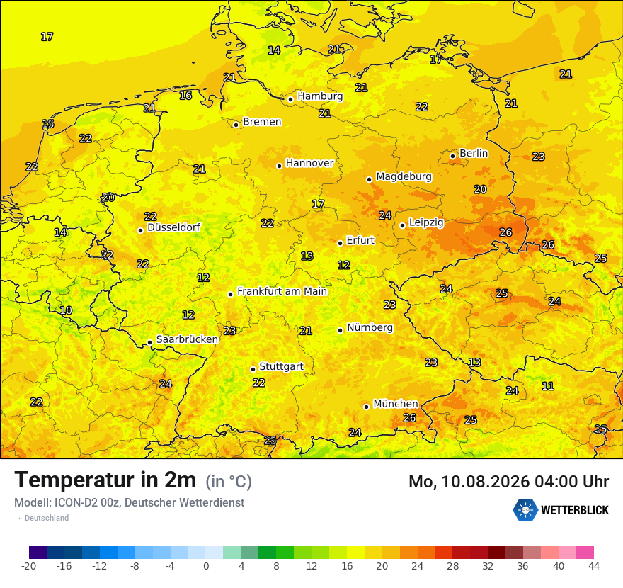 Wetterbild ICON-D2