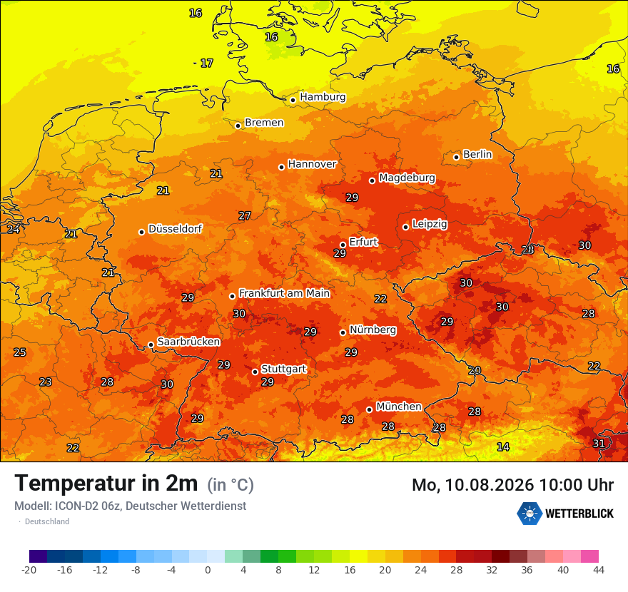 Wetterbild ICON-D2