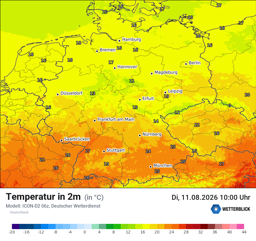 Wetterbild ICON-D2
